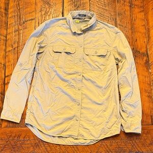 Eddie Bauer Travex classic fit button up top Women’s
